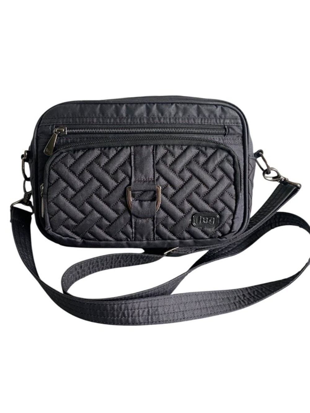 Lub Carousel Convertible Crossbody & Belt Bag Quilted Black